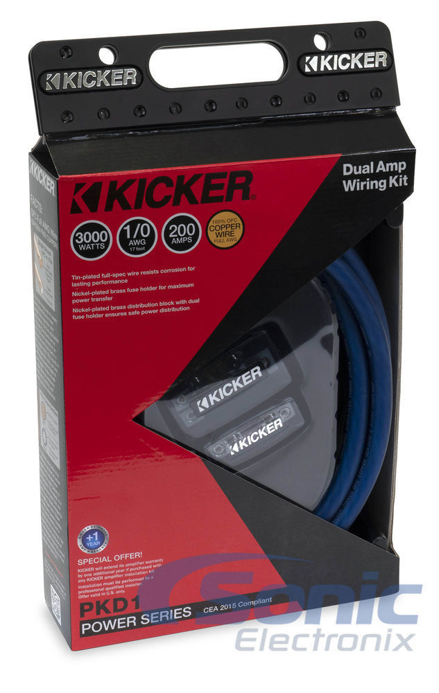 新型】PKD1 (46PKD1) 1/0ゲージアンプ配線キット キッカー Kicker