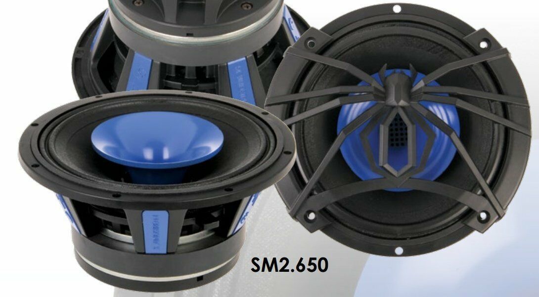 SM2.650 16.5cm コアキシャルミットレンジ (ペア) Max.250W Pro Audio