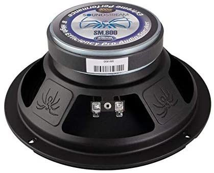 サウンドストリーム SM.800PRO 20cmスピーカー 2発 8インチ SM.800 20cm (8インチ) Max.300W Pro Audioシリーズ サウンド