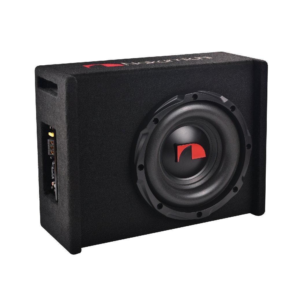 NBX25M 25cm 薄型 アンプ内蔵BOX Max.1000W ナカミチ Nakamichi