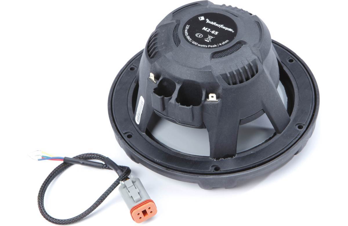 マリンジェットでスマホの音楽を鳴らすROCKFORD M2-65B 黒スピーカー JL AUDIO MX280/4 オーディオ フルセット YAMAHA マリンジェットでスマホの音楽を鳴らすオーディオ フル