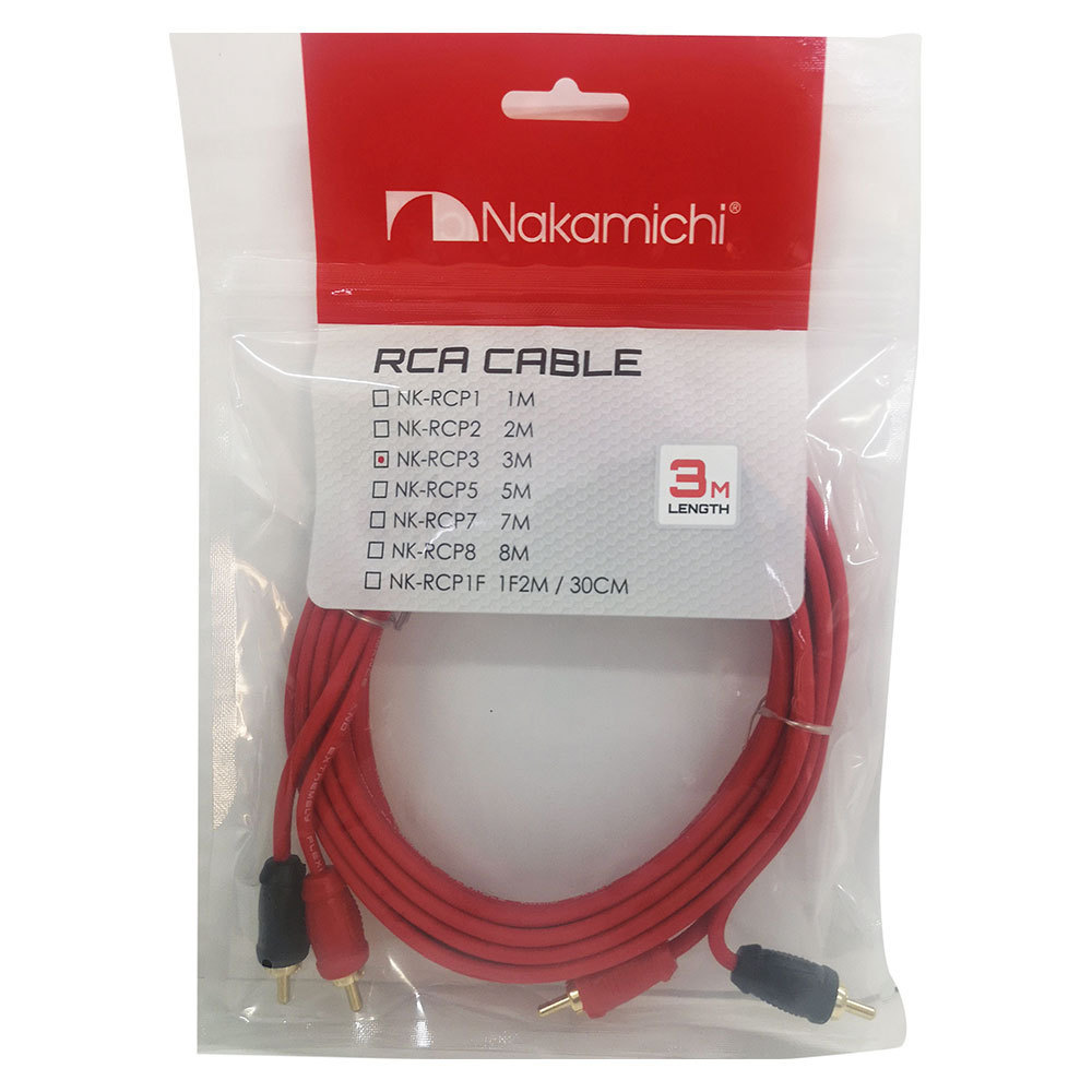 NK-RCP3 2ch 3M RCAケーブル ナカミチ Nakamichi | ケーブル,Nakamichi
