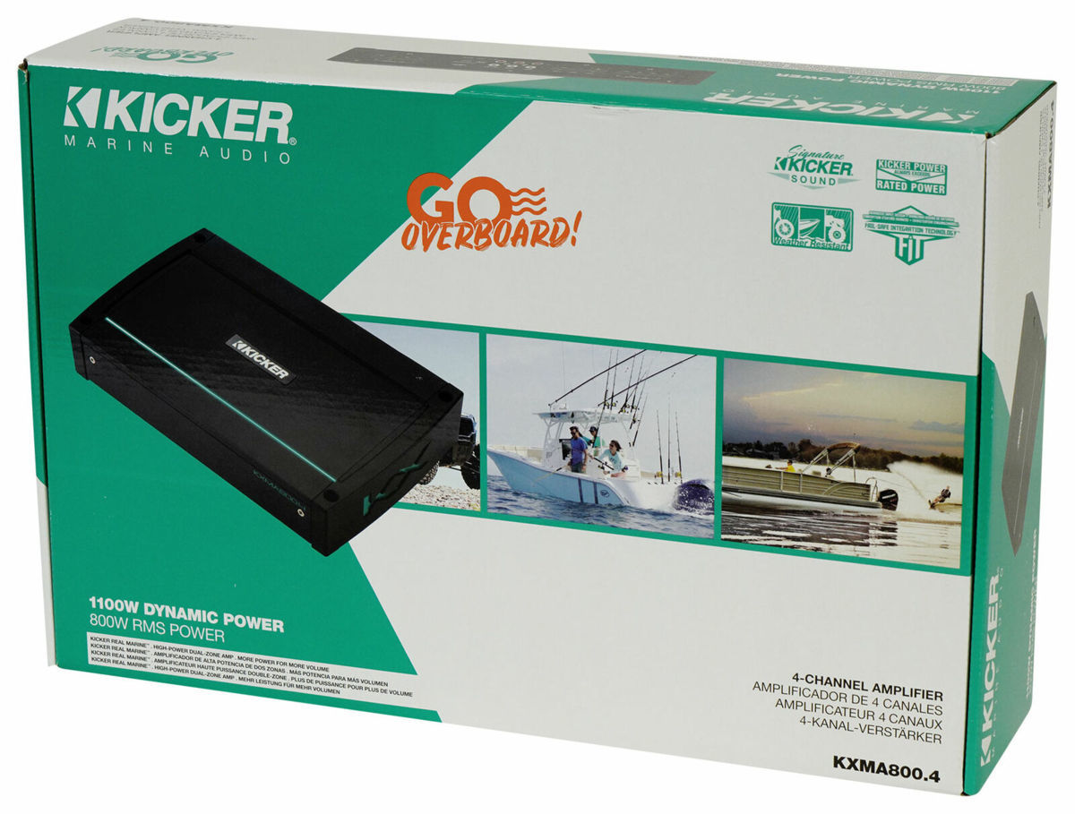 KXMA800.4 (48KXMA8004) 4ch Class D マリングレード キッカー Kicker