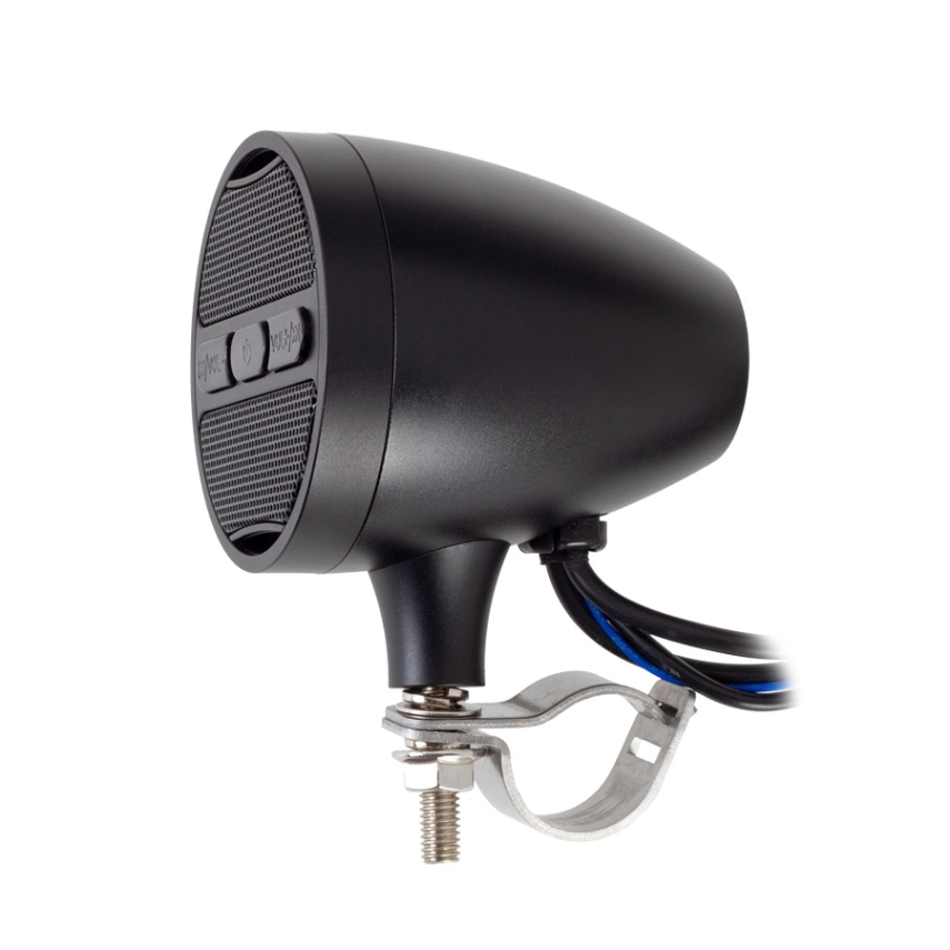 MCS-22B オートバイ用オーディオシステム 黒色/Bluetooth内蔵/アンプ