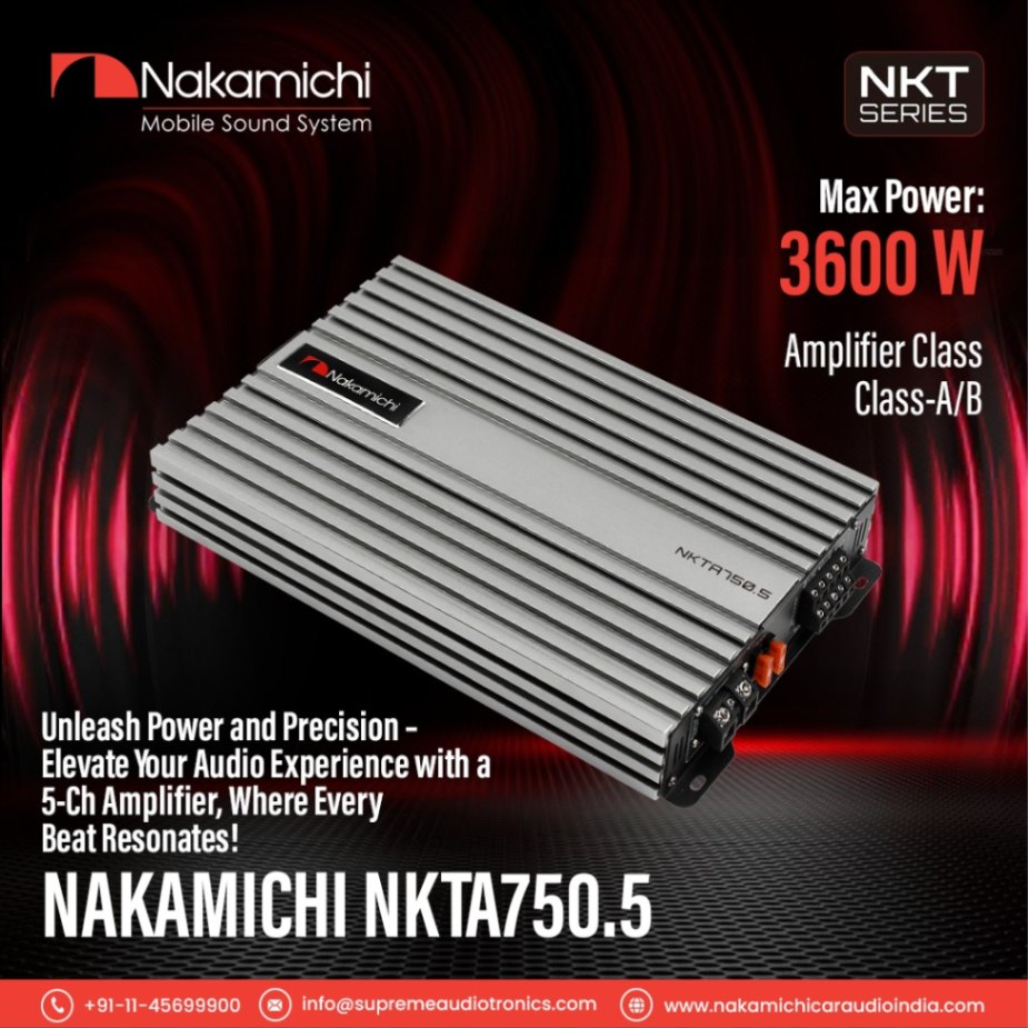 NKTA750.5 5ch パワーアンプ Max.3600W NKTシリーズ ナカミチ