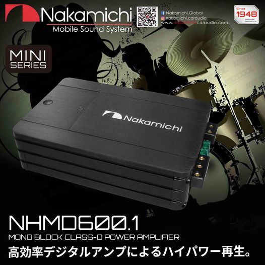 Ķ NHMD600.1 1ch Max.3600W  Class D NHMD꡼ ʥߥ Nakamichi