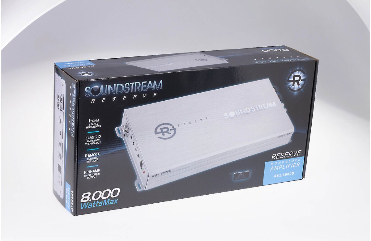 RS1.8000D Reserveシリーズ Class D 1ch Max.8000W サウンドストリーム