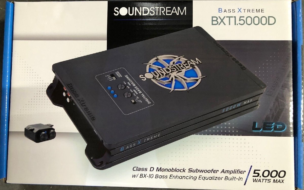 BXT1.5000D BXT シリーズ Class D 1ch ロゴが光る Max.5000W サウンド