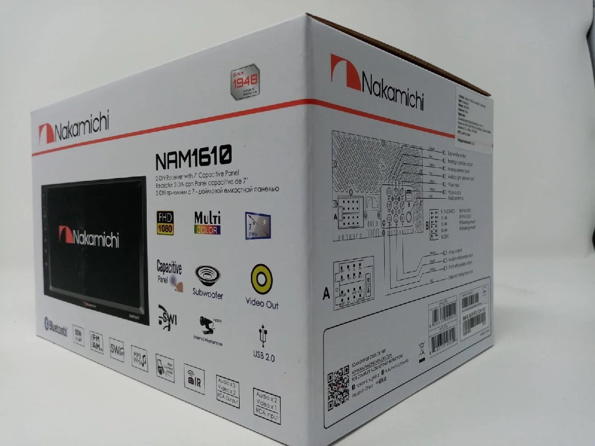 NAM1610 7インチ タッチパネル 携帯ミラーリンク 2DIN AVデッキ