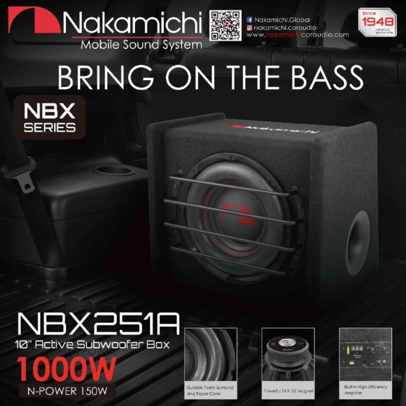 NBX251A 10 (25cm) Max.1000W ¢ ʥߥ Nakamichi