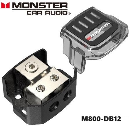 M800-DB12 アースブロック 4AWG×2入力・1/0AWG or 4AWG×1出力