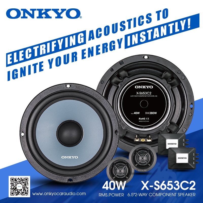 X-S653C2 16.5cm (6.5インチ) Max.280W オンキヨー ONKYO | スピーカー