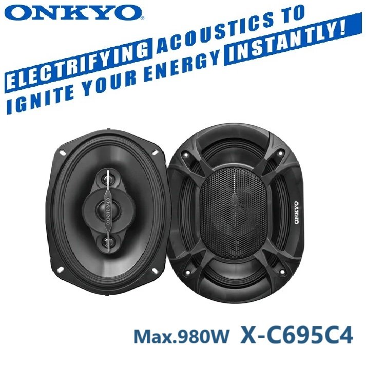 X-C695C4 4-Way 15.2×22.8cm (6×9インチ) Max.980W オンキヨー ONKYO