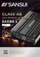 SAD80.4  SAD���꡼�� Class AB 4ch �ѥ����� Max.2200W ���󥹥� SANSUI