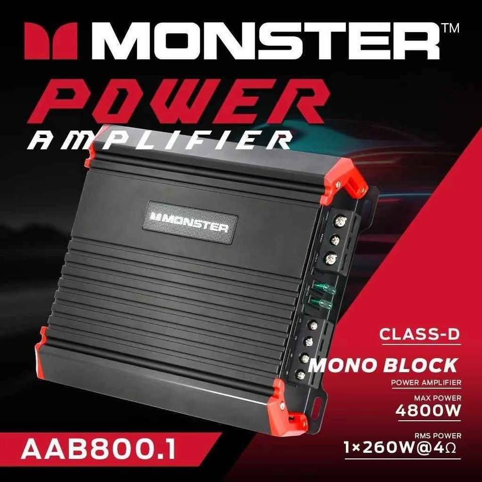 AAB800.1 1ch Class D Max.4800W モンスターオーディオ Monster Audio