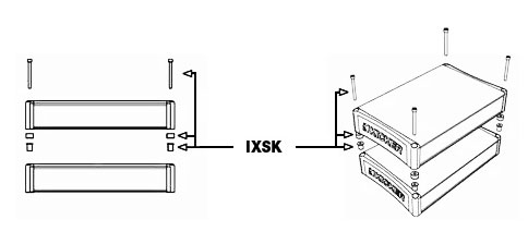IXSK IQ/IXアンプ用スタッキング金具 キッカーKicker | アンプ,Kicker 