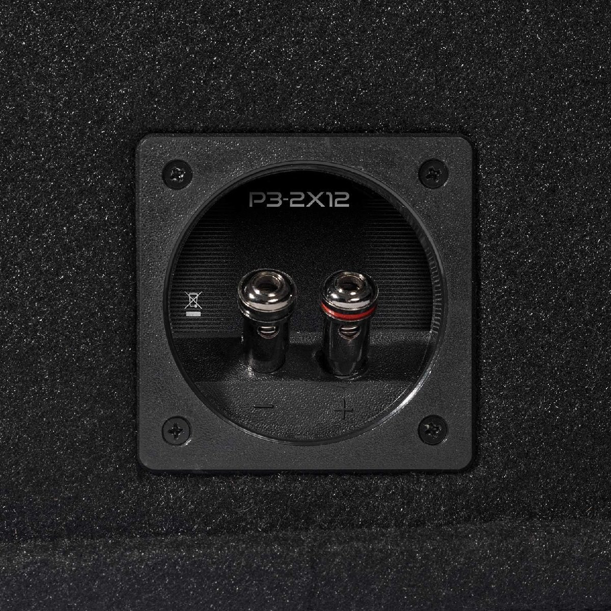 P3-2X12 Punch���꡼�� 30cm P3D4-12 2ȯ��ܽ���BOX Max.2400W ���å��ե����� ROCKFORD