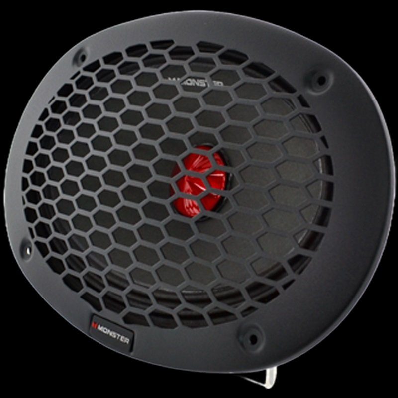 SML6907 15.2��22.8cm (6��9�����) Max.1250W 4�� �ߥåɥ�󥸥��ԡ����� (1������) ��󥹥��������ǥ��� Monster Audio