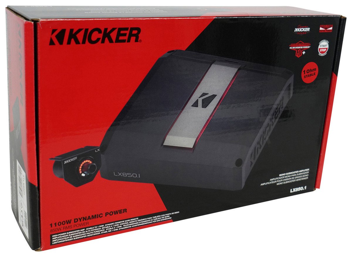 LX850.1 (51LX8501) 1ch LX���꡼�� Class D Max.1100W LXRC ��⡼�ȥ١�������ȥ�������° ���å��� Kicker