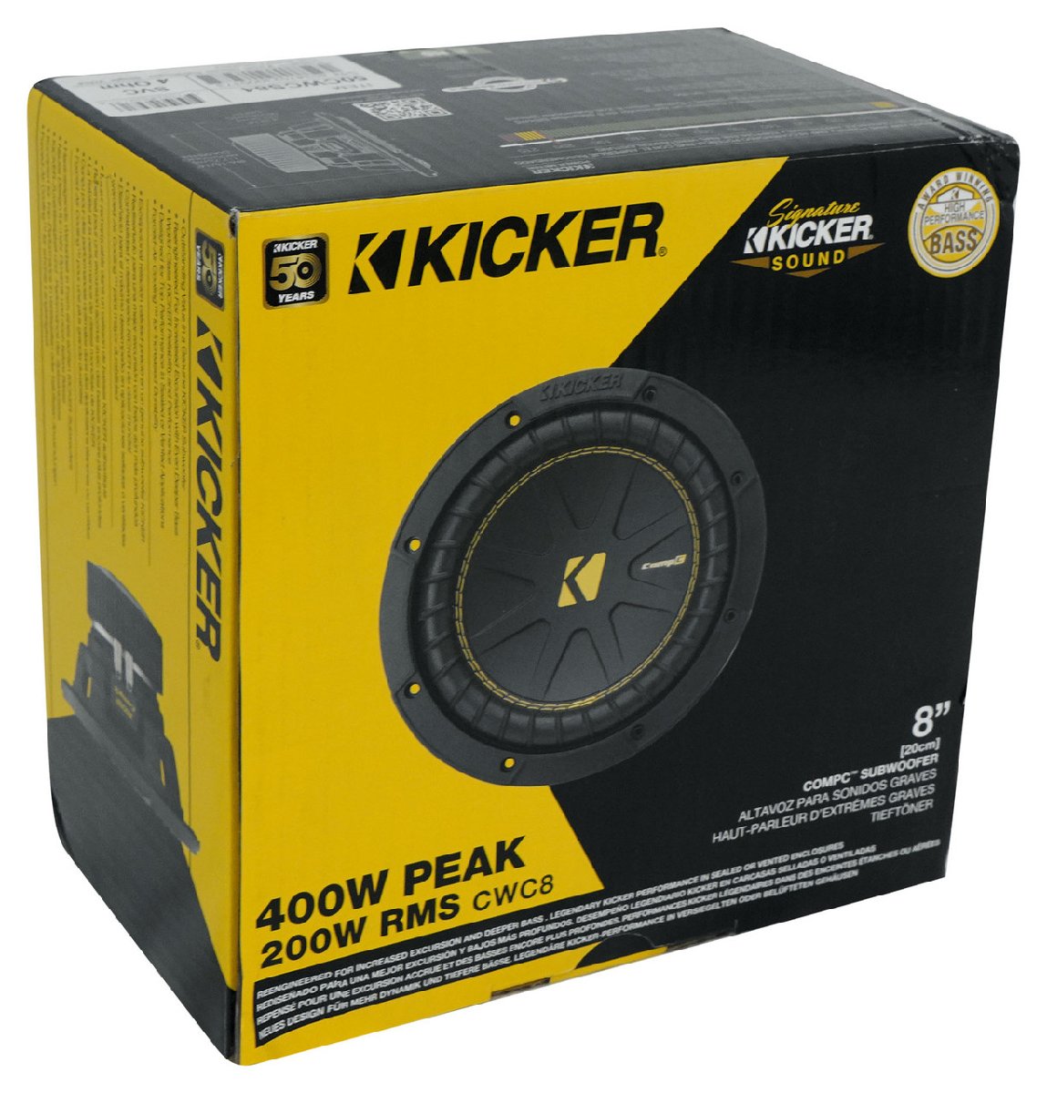 CWCS8 (50CWCS84) 20cm (8) 4 SVC Max.400W CompC꡼ å Kicker