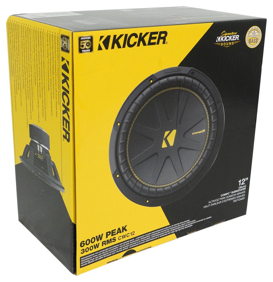 CWCS1250CWCS12430cm124 SVC Max.600W CompC꡼ å Kicker