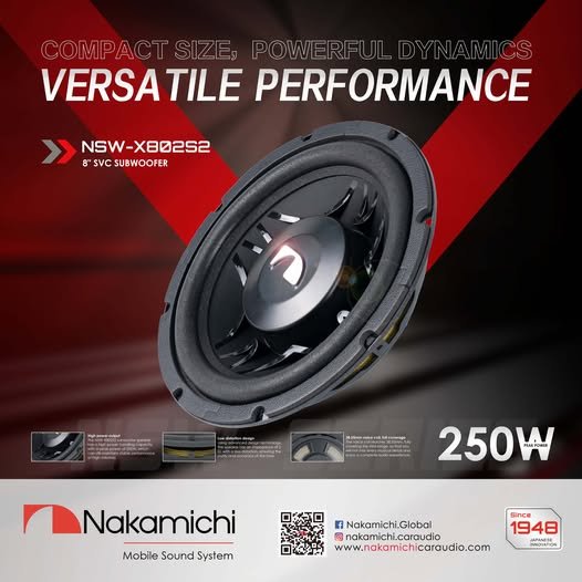 NSW-X802S2 ���� 20cm��8�������2�� SVC Max.250W �ʥ��ߥ� Nakamichi