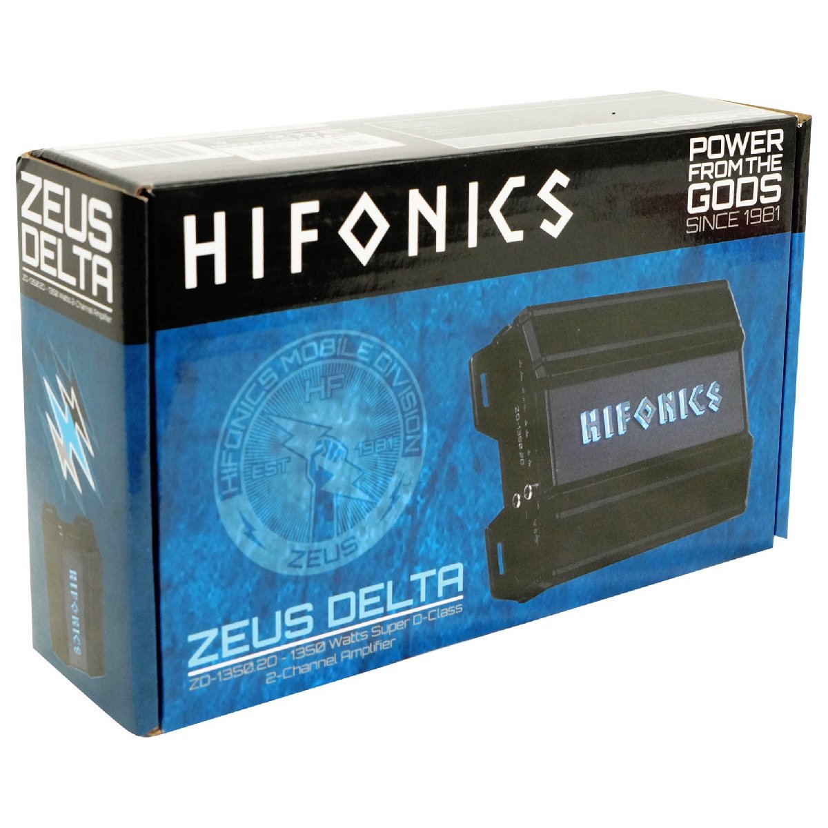 ZD-1350.2D ZEUS DELTA (�������ǥ륿) ���꡼�� Class D 2ch Max.1350W �ϥ��ե��˥å��� HIFONICS