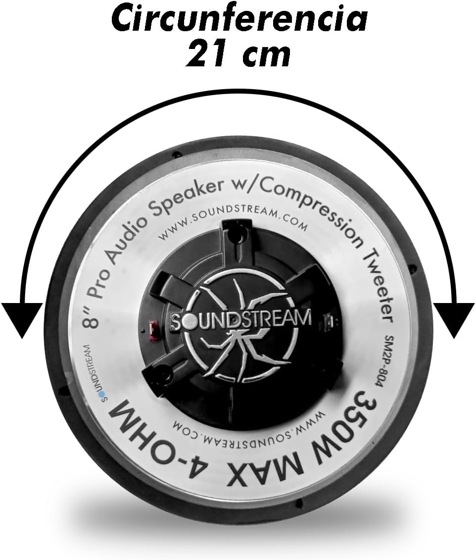 SM2P.804  Pro Audio�� 20cm Max.350W ����ץ�å����ĥ��������� ������ɥ��ȥ꡼�� Soundstream