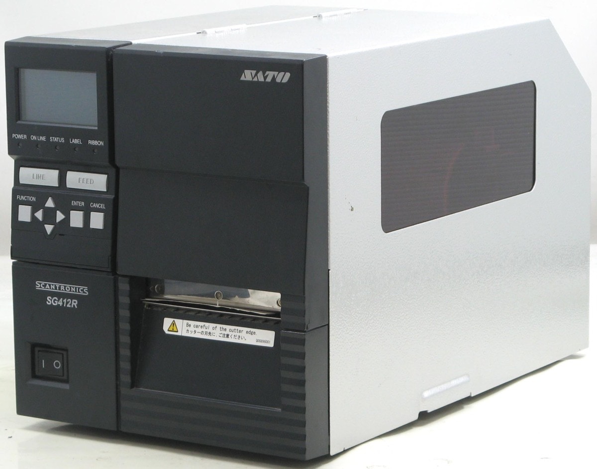 L-317/SATO スキャントロニクス SG412R□ラベルプリンター#1◇中古