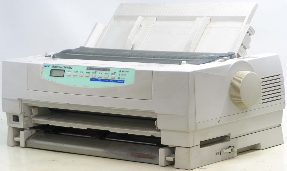 L-350/NEC MultiImpact PR-D201MX2□ドットインパクトプリンター#10