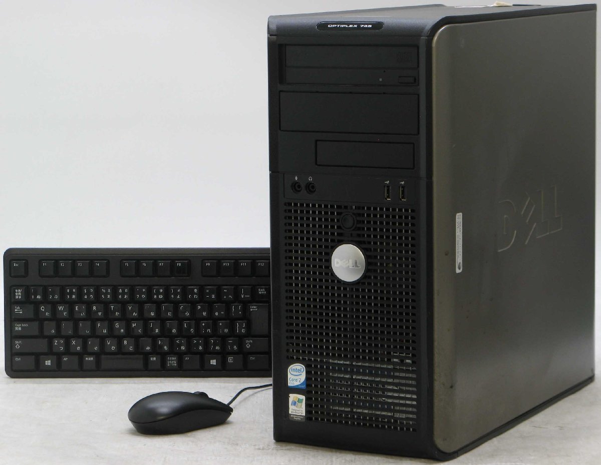 DELL optiplex745 デスクトップ本体中古 B5-7917/DELL Optiplex 745-E6300MT Core2Duo WindowsXP 中古