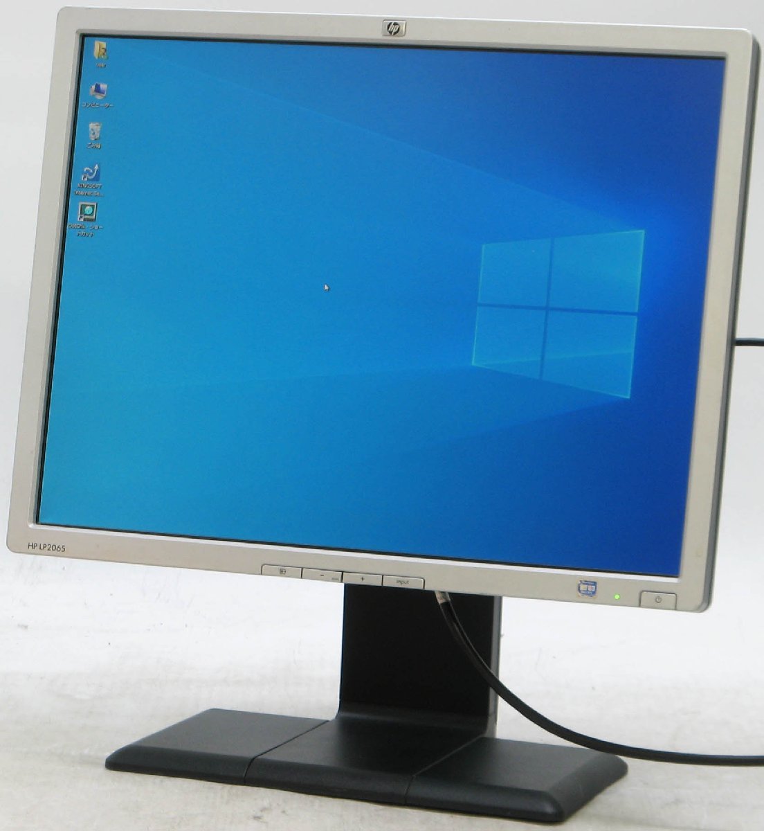 中古PC LM-mini20 2G/160GB Win7 液晶19モニタ付 D-1962/HP LP2065 □ 液晶モニター 20インチ ケーブル付き◇中古液晶