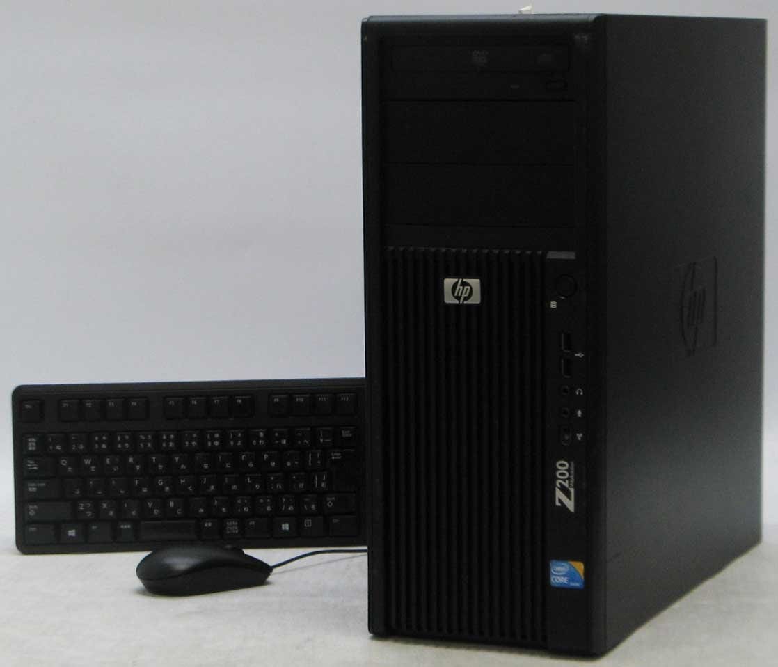 B5-8936/HP Z200 Workstation CMT-540 Quadro FX 580 Windows 7 中古