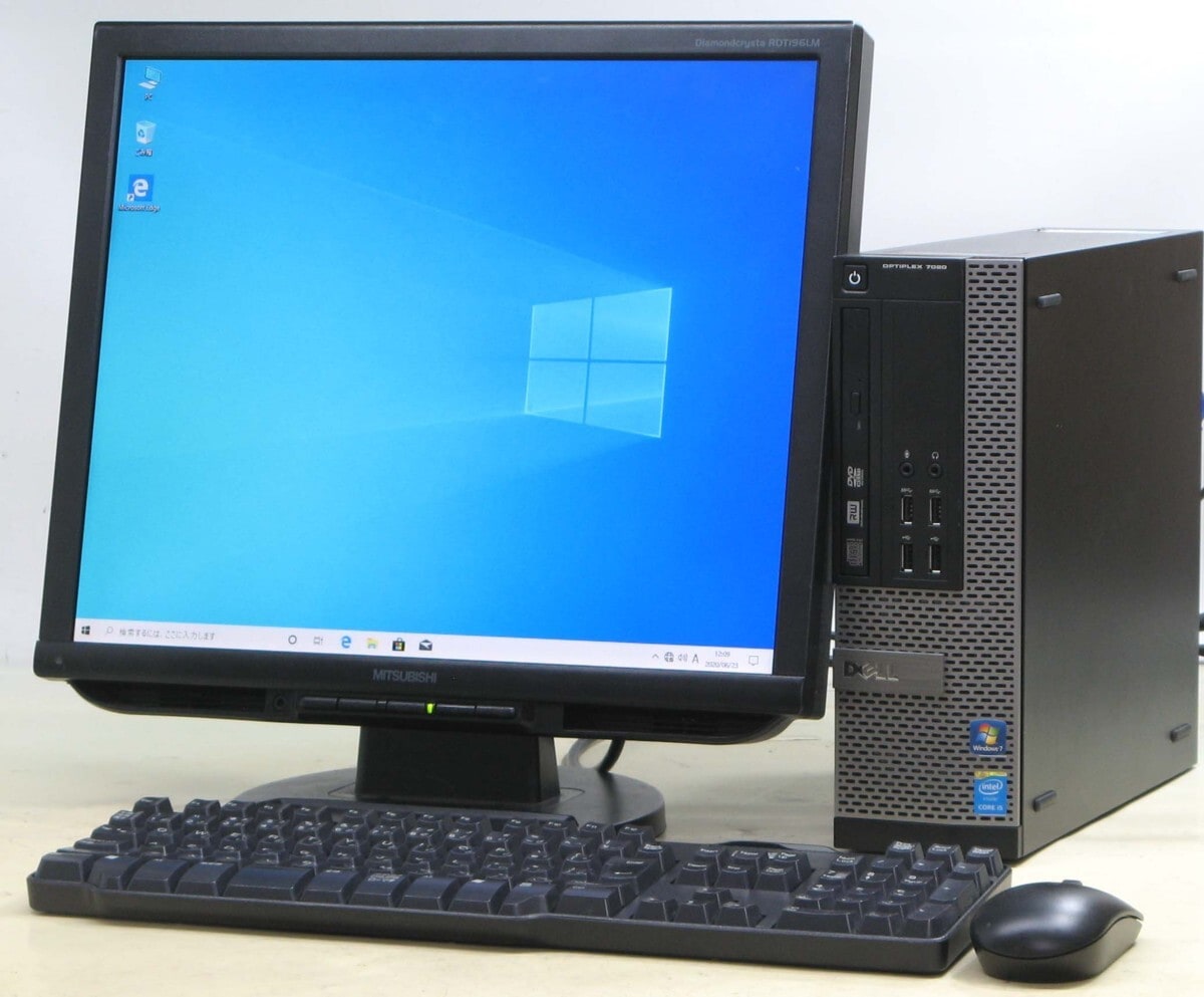 B5-8983/DELL Optiplex 7020-4590SF Core i5 SSD 19インチ 液晶セット