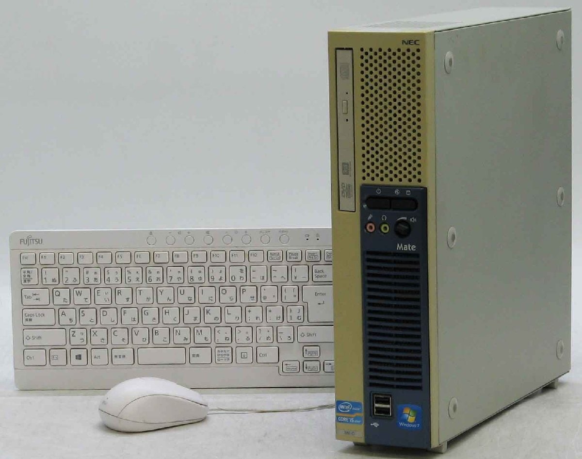 NEC Mate ME-D Core i5-2500S 2.7GHz 2GB DVDスーパーマルチ ジャンク A32840 B5-9001⁄NEC Mate PC-MK27MEZCD Corei5 SSD Windows7 中古 デスクトップ パソコン  PC-中古パソコン販売USED-PC