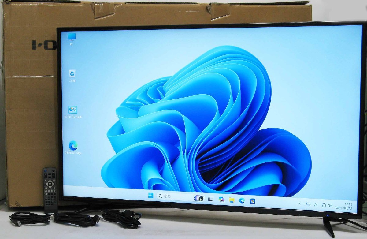 O-4885/IODATA LCD-M4K432X □ 液晶モニター 43インチ 4K 大画面 HDMI