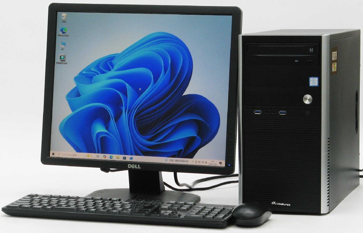 B5-9776/ツクモ EX.COMPUTER RM7J-E181/T Core i7 第9世代 SSD+HDD