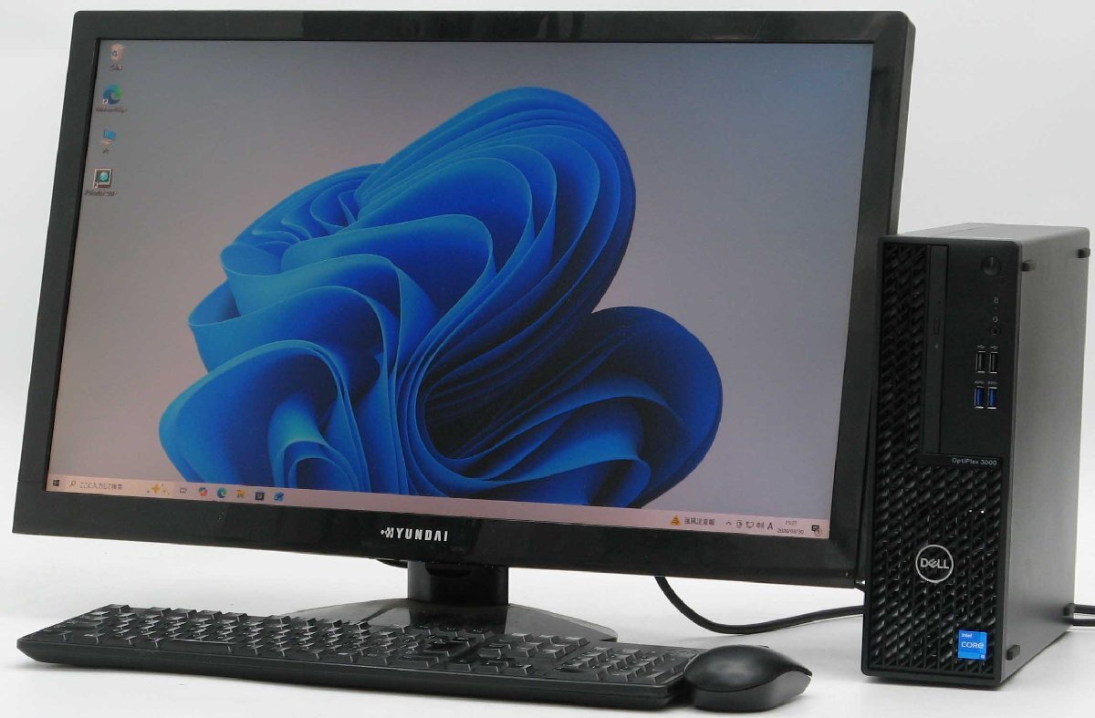 B5-9578/DELL Optiplex 3000-12600SF Core i5 ��12���� SSD+HDD 27����� �վ����å� Windows 11 ��� �ǥ����ȥå� �ѥ�����