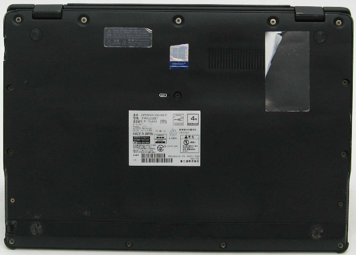 A3-3222/�ٻ��� Lifebook U9310X/E FMVU33021 Web�����  Corei5 ��10���� SSD ����ѥ��� �ޥ�����å� 2in1 Type-C �������饹�ڥ� Windows 11 ��� �Ρ��� �ѥ�����