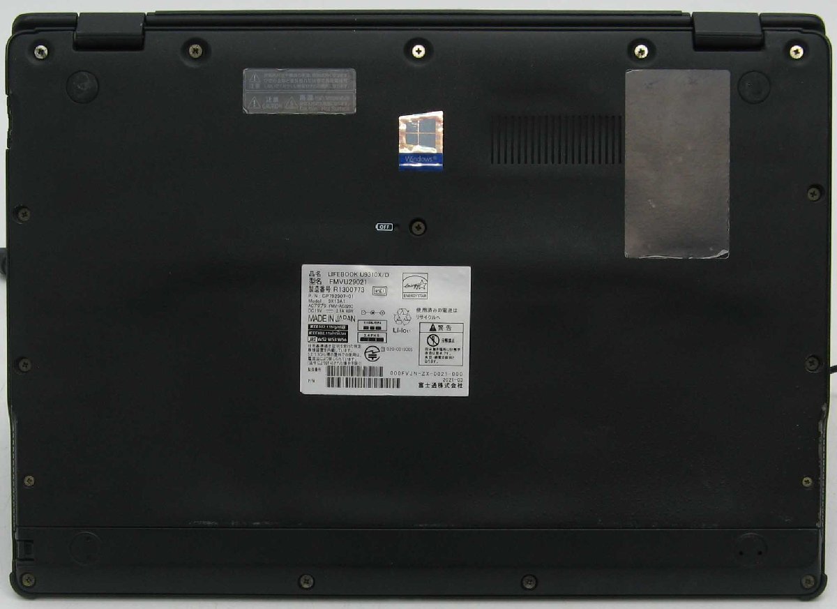 A3-3225/�ٻ��� Lifebook U9310X/D FMVU29021 Web�����  Corei5 ��10���� SSD ����ѥ��� 2in1 Type-C �ޥ�����å� �������饹�ڥ� Windows 11 ��� �Ρ��� �ѥ�����