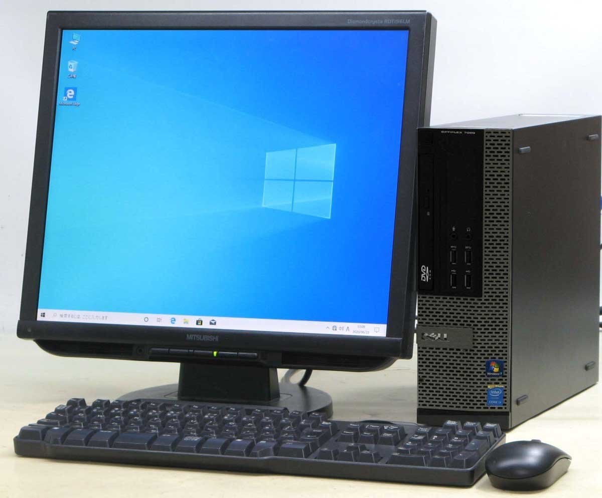 B5-9039/DELL Optiplex 7020-4160SF Core i3 SSD 19 վå Windows 10  ǥȥå ѥ