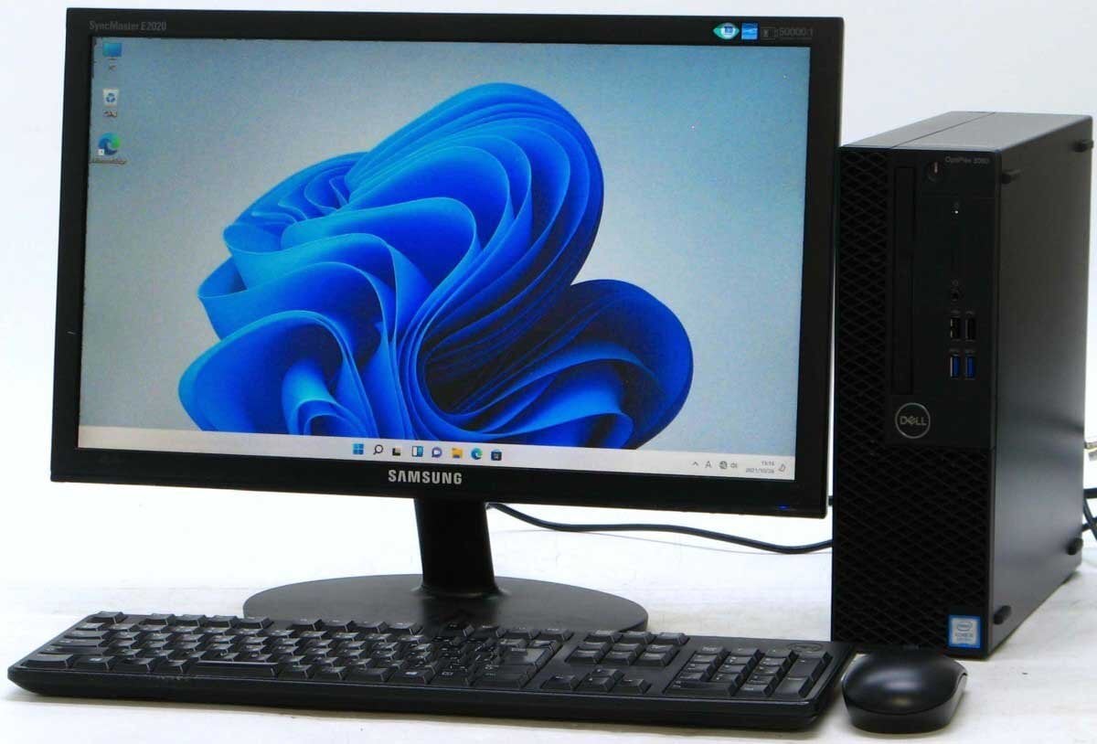 B5-9642/DELL Optiplex 3060-8700SF Core i7 第8世代 SSD 20 