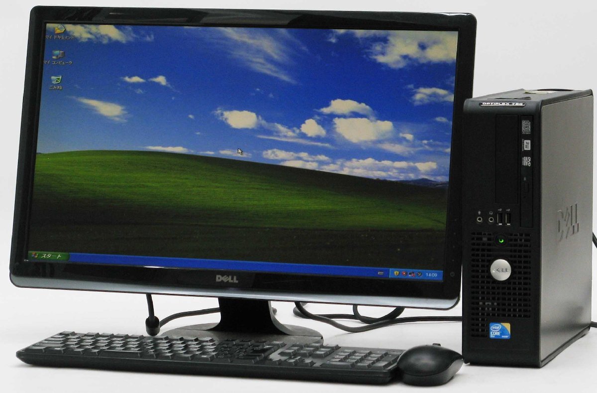 B5-9814/DELL Optiplex 780-E7500SF Core2Duo  DVD�����ѡ��ޥ�� OS�ꥫ�Х꡼�ǥ������դ� 24����� �վ����å� Windows XP ��� �ǥ����ȥå� �ѥ�����
