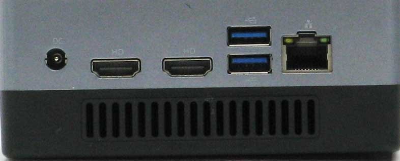 B5-9833/GMKtec NucBox2 Corei5 ��8���� SSD ����16GB Type-C WiFi Bluetooth ����ѥ��� Windows 10 ��� �ߥ�PC