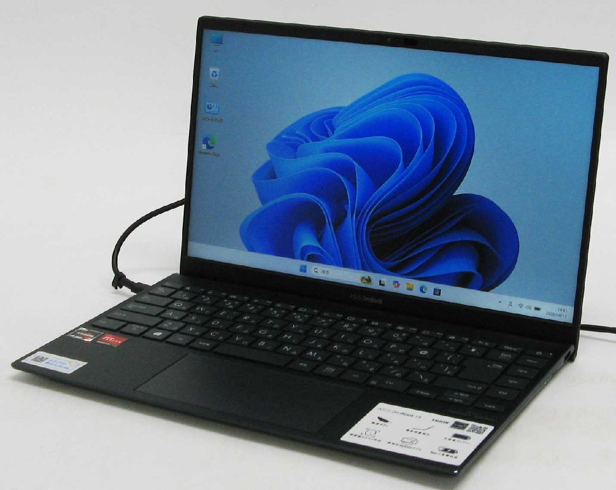 A3-3153/ASUS ZenBook 14 UM425IA-AM008TS Web����� Ryzen7 SSD Type-C Windows11  �Ρ��� �ѥ����� PC