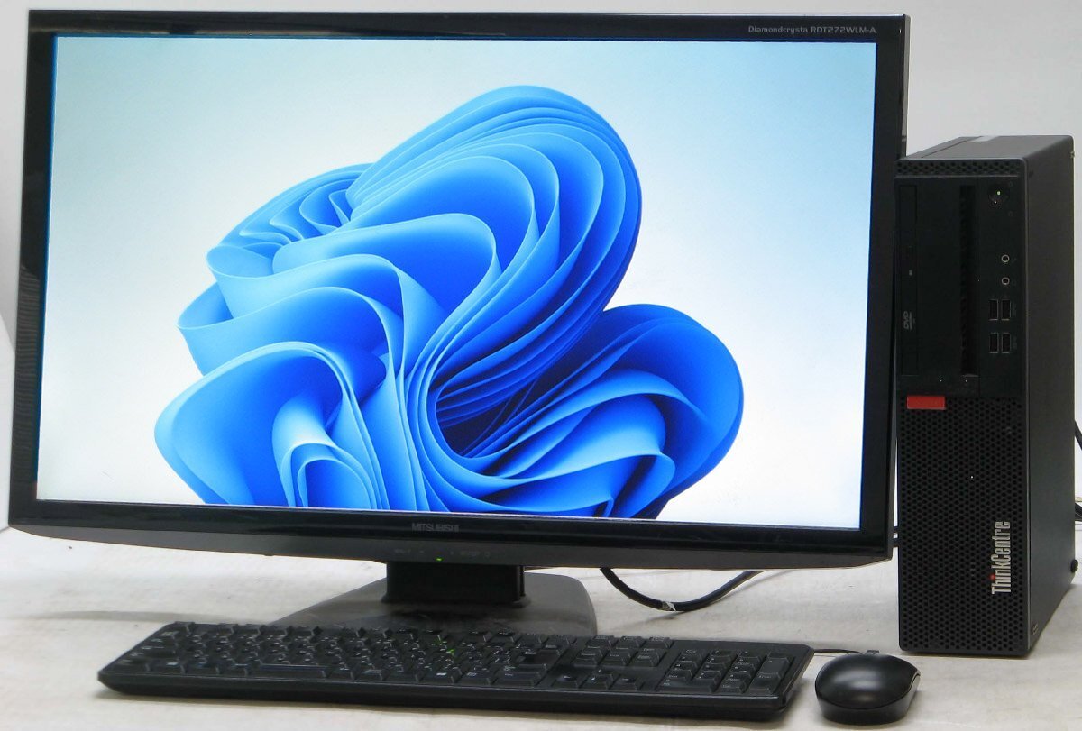 B5-9124/Lenovo ThinkCentre M720S 10SU-S2QW00 Core i7 8 SSD GeForce GT730 27 վå Windows 11  ǥȥå ѥ