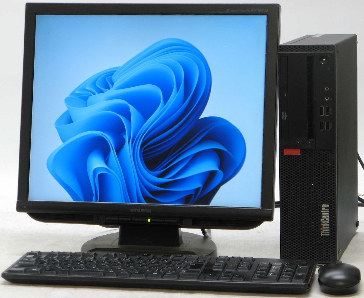 B5-9127/Lenovo ThinkCentre M720S 10SU-S2QW00 Core i7 8 SSD GeForce GT730 19 վå Windows 11  ǥȥå ѥ