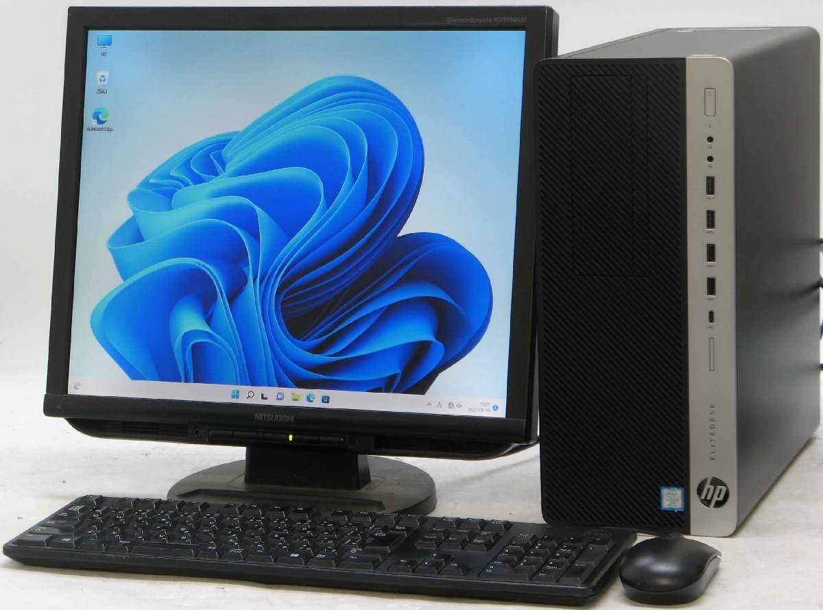 B5-9659/HP EliteDesk 800 G4 TWR-8500 Core i5 ��8���� SSD+HDD ����16GB Radeon R7 430 19����� �վ����å� Windows 11 ��� �ǥ����ȥå� �ѥ�����