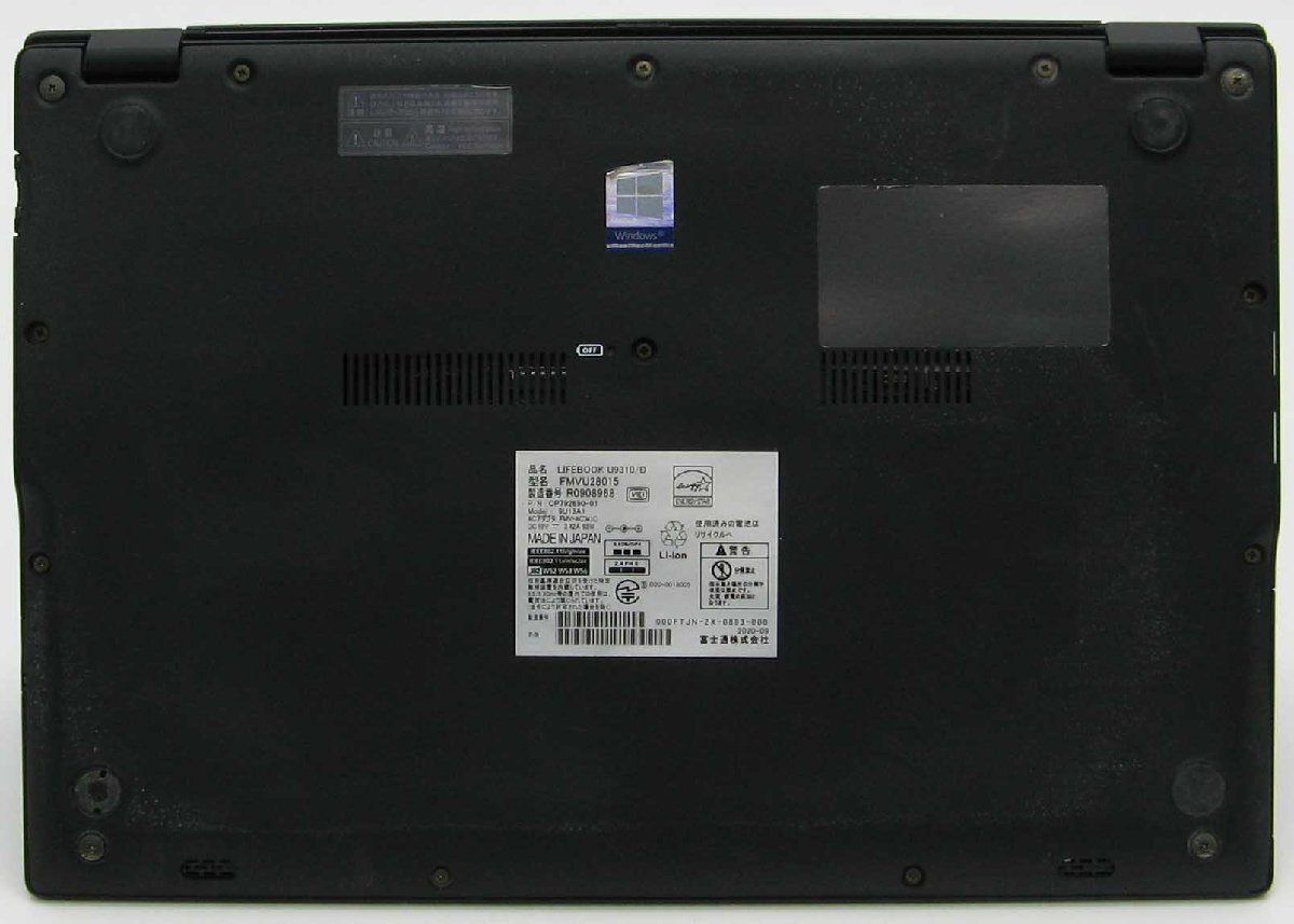 A3-2702/�ٻ��� Lifebook U9310/D FMVU28015 Web�����  Corei7 ��10���� SSD Ķ���̥�Х��� Windows 11 �Ρ��� �ѥ�����