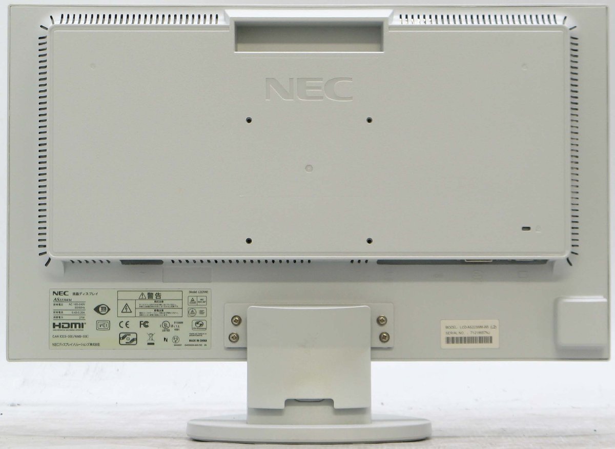 D-1959/NEC AS223WM  վ˥ 22 HDMIб  ֥դ